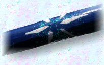 Close up of spindle